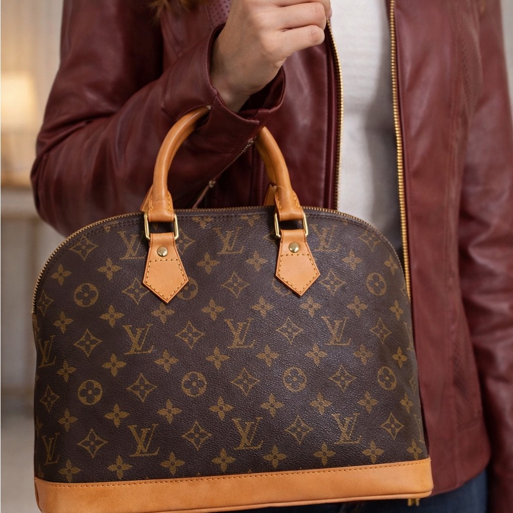 Louis Vuitton Classic Brown Monogram Satchel
